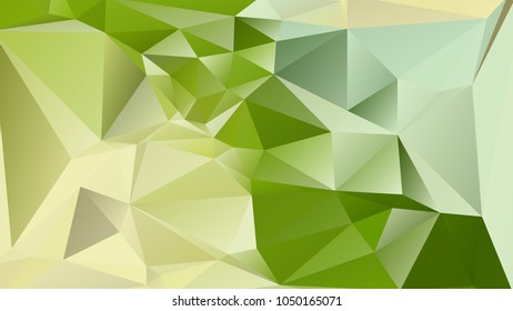 Abstract polygonal mosaic background consisting of triangles of different sizes and colors. Vector illustration in low poly style. Creative geometrical wallpaper. Crumpled colorful surface