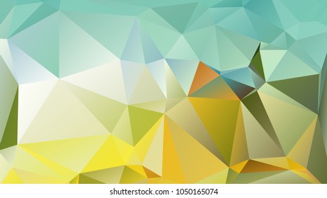 Abstract polygonal mosaic background consisting of triangles of different sizes and colors. Vector illustration in low poly style. Creative geometrical wallpaper. Crumpled colorful surface