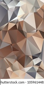 Abstract polygonal mosaic background consisting of triangles of different sizes and colors. Vector illustration in low poly style. Creative geometrical wallpaper. Crumpled colorful surface