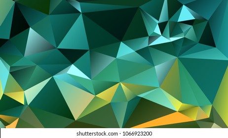 Abstract polygonal mosaic background consisting of triangles of different sizes and colors. Vector illustration in low poly style. Creative geometrical wallpaper. Crumpled colorful surface