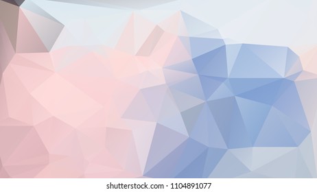 Abstract polygonal mosaic background consisting of triangles of different sizes and colors. Vector illustration in low poly style. Creative geometrical wallpaper. Crumpled colorful surface