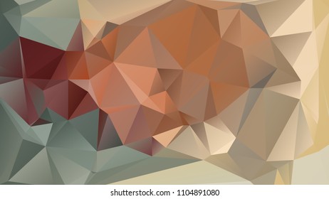 Abstract polygonal mosaic background consisting of triangles of different sizes and colors. Vector illustration in low poly style. Creative geometrical wallpaper. Crumpled colorful surface