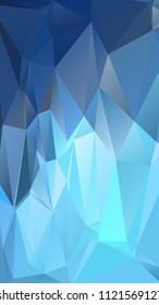 Abstract polygonal mosaic background consisting of triangles of different sizes and colors. Vector illustration in low poly style. Creative geometrical wallpaper. Crumpled colorful surface