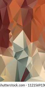 Abstract polygonal mosaic background consisting of triangles of different sizes and colors. Vector illustration in low poly style. Creative geometrical wallpaper. Crumpled colorful surface