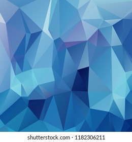 Abstract polygonal mosaic background consisting of triangles of different sizes and colors. Vector illustration in low poly style. Modern geometrical backdrop. Crumpled colorful surface.