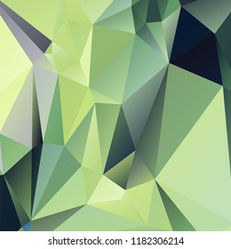 Abstract polygonal mosaic background consisting of triangles of different sizes and colors. Vector illustration in low poly style. Modern geometrical backdrop. Crumpled colorful surface.