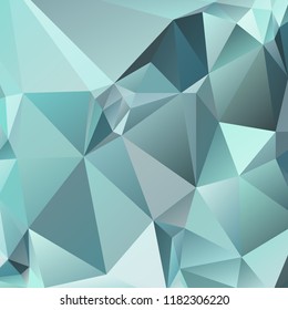Abstract polygonal mosaic background consisting of triangles of different sizes and colors. Vector illustration in low poly style. Modern geometrical backdrop. Crumpled colorful surface.