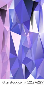Abstract polygonal mosaic background consisting of triangles of different sizes and colors. Modern geometrical backdrop. Crumpled colorful surface.