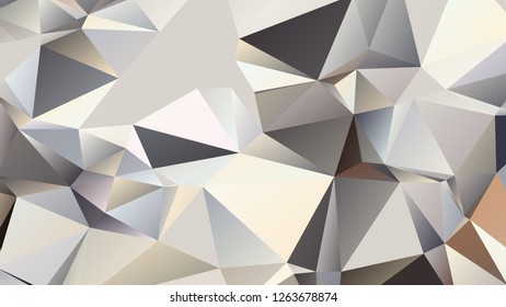 Abstract polygonal mosaic background consisting of triangles of different sizes and colors. Modern geometrical backdrop. Crumpled colorful surface.