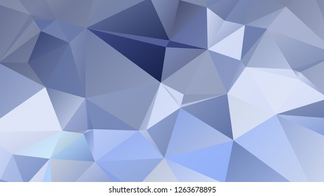 Abstract polygonal mosaic background consisting of triangles of different sizes and colors. Modern geometrical backdrop. Crumpled colorful surface.