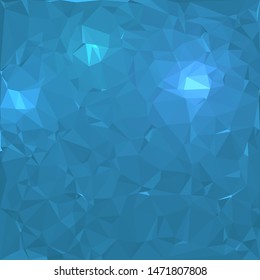 Abstract polygonal mosaic background consisting of triangles of different sizes and colors. Modern geometrical backdrop. Crumpled colorful surface.
