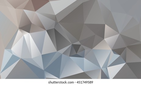 Abstract polygonal mosaic background consisting of triangles of different sizes and colors. Vector illustration in low poly style