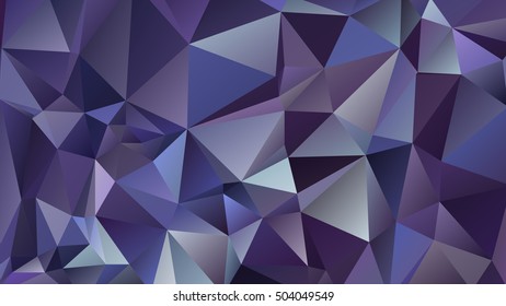 Abstract polygonal mosaic background consisting of triangles of different sizes and colors. Vector illustration in low poly style