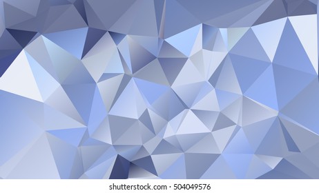 Abstract polygonal mosaic background consisting of triangles of different sizes and colors. Vector illustration in low poly style
