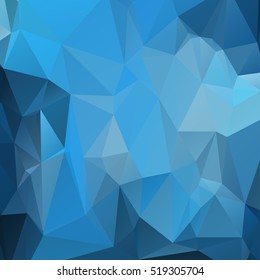 Abstract polygonal mosaic background consisting of triangles of different sizes and colors. Vector illustration in low poly style