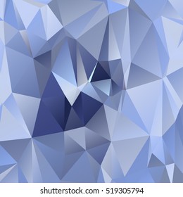Abstract polygonal mosaic background consisting of triangles of different sizes and colors. Vector illustration in low poly style