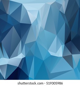 Abstract polygonal mosaic background consisting of triangles of different sizes and colors. Vector illustration in low poly style