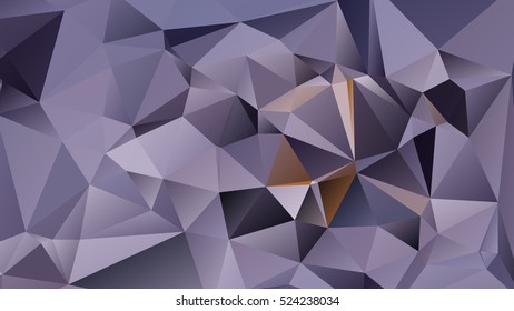 Abstract polygonal mosaic background consisting of triangles of different sizes and colors. Vector illustration in low poly style