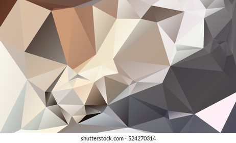 Abstract polygonal mosaic background consisting of triangles of different sizes and colors. Vector illustration in low poly style