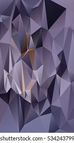 Abstract polygonal mosaic background consisting of triangles of different sizes and colors. Vector illustration in low poly style