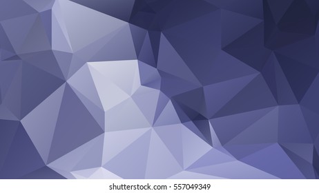 Abstract polygonal mosaic background consisting of triangles of different sizes and colors. Vector illustration in low poly style