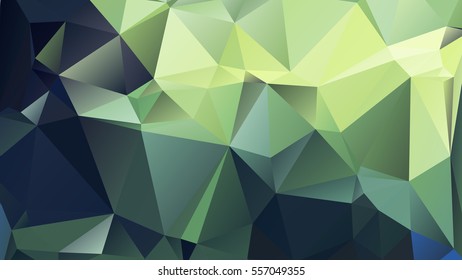 Abstract polygonal mosaic background consisting of triangles of different sizes and colors. Vector illustration in low poly style