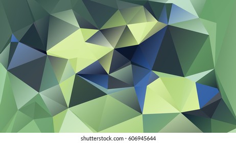 Abstract polygonal mosaic background consisting of triangles of different sizes and colors. Vector illustration in low poly style