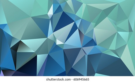 Abstract polygonal mosaic background consisting of triangles of different sizes and colors. Vector illustration in low poly style