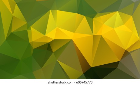 Abstract polygonal mosaic background consisting of triangles of different sizes and colors. Vector illustration in low poly style