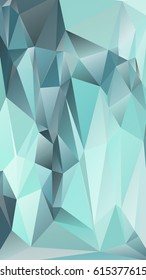Abstract polygonal mosaic background consisting of triangles of different sizes and colors. Vector illustration in low poly style