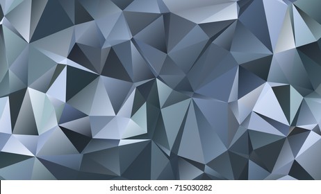 Abstract polygonal mosaic background consisting of triangles of different sizes and colors. Vector illustration in low poly style