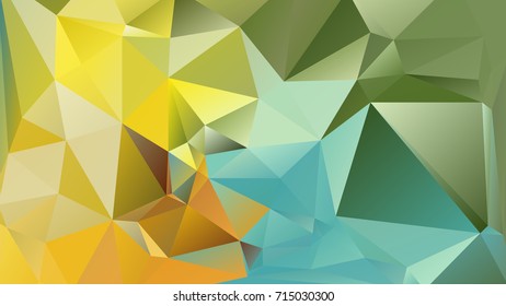 Abstract polygonal mosaic background consisting of triangles of different sizes and colors. Vector illustration in low poly style