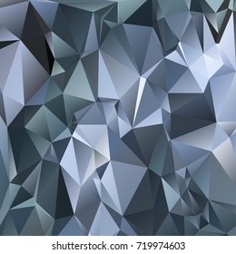 Abstract polygonal mosaic background consisting of triangles of different sizes and colors. Vector illustration in low poly style