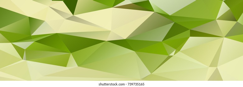 Abstract polygonal mosaic background consisting of triangles of different sizes and colors. Vector illustration in low poly style