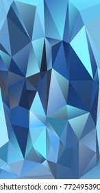Abstract polygonal mosaic background consisting of triangles of different sizes and colors. Vector illustration in low poly style