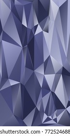 Abstract polygonal mosaic background consisting of triangles of different sizes and colors. Vector illustration in low poly style