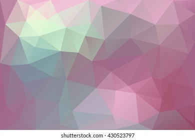 Abstract Polygonal Mosaic Background. Creative Triangle Design. Vector Illustration.