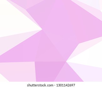 Abstract polygonal mosaic background. Pale pink-violet geometric background. Vector illustration