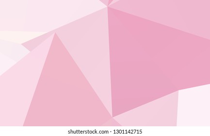 Abstract polygonal mosaic background. Pale pink-violet geometric background. Vector illustration