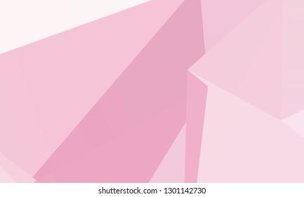 Abstract polygonal mosaic background. Pale pink-violet geometric background. Vector illustration