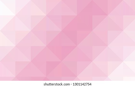 Abstract polygonal mosaic background. Pale pink-violet geometric background. Vector illustration