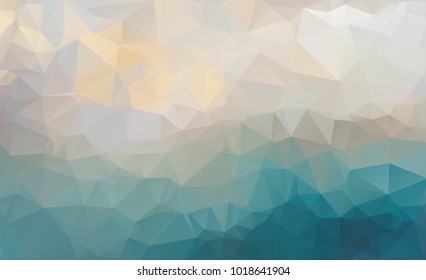 Abstract Polygonal Mosaic Background, pastel style,  modern background, Low Poly Style, Vector illustration, Business Design Templates