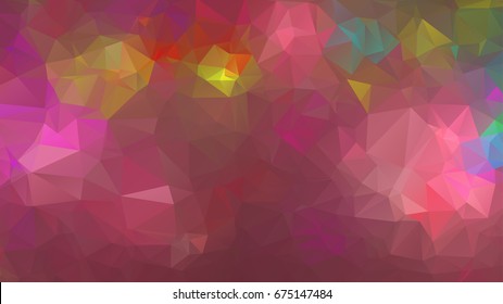 Abstract Polygonal Mosaic background of triangles lilac, pink color. Blurry grid. Vector illustration for business artwork. Creative Design Templates. For banners, poster, postcards, holiday.