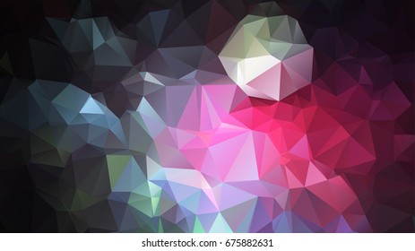 Abstract Polygonal Mosaic background of triangles lilac, pink color. Blurry grid. Vector illustration for business artwork. Creative Design Templates. For banners, poster, postcards, holiday.