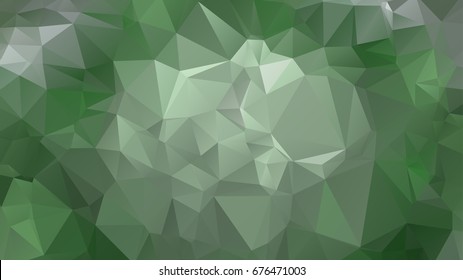 Abstract Polygonal Mosaic background of triangles green color. Blurry grid. Vector illustration for business artwork. Creative Design Templates. For banners, poster, postcards, holiday.