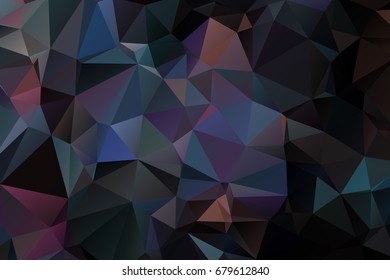 Abstract Polygonal Mosaic background of triangles lilac, pink color. Blurry grid. Vector illustration for business artwork. Creative Design Templates. For banners, poster, postcards, holiday.