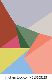 abstract polygonal mosaic background,vector abstract colorful connecting points and lines on white background