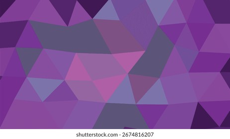 Abstractas patrón de mosaico poligonal en tonos de púrpura y rosa con Formas geométricas. Formato de Vector escalable apto para impresión...