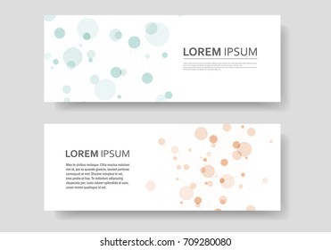 Abstract polygonal network shapes with connecting dots and lines. Cover technology template.