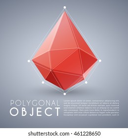 Abstract Polygonal Object : Vector Illustration